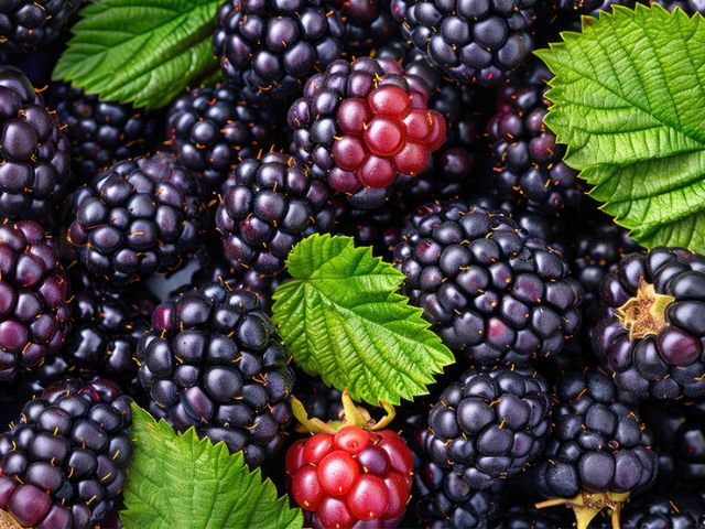 blackberries